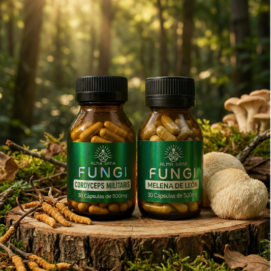 Kit Cuerpo y Mente (Cordyceps + Melena de León)